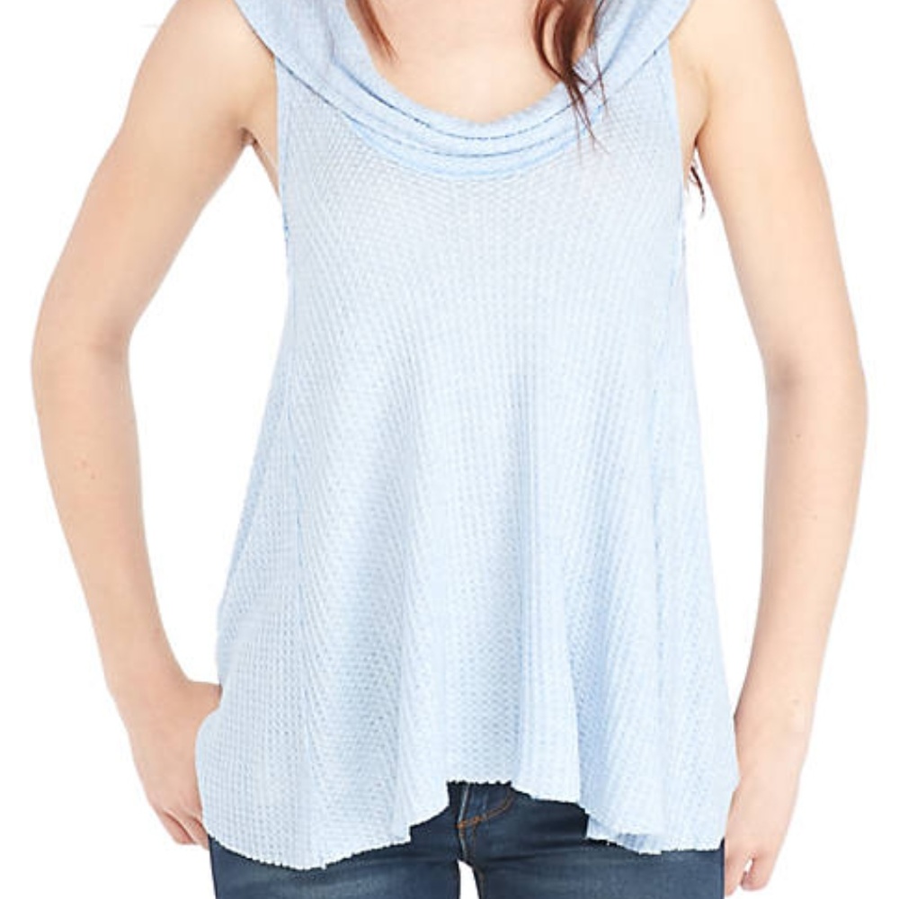 Swing It Thermal Sleeveless Cowl Neck Top
